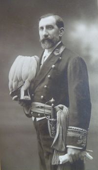 El Marqués de Ximénez de Tejada - Antonio Fernández de Navarrete Hurtado de Mendoza- en 1896, fundador de varias de las primeras marcas de Rioja, y posteriormente del Consejo Regulador. ARCHIVO DE LOS MARQUESES DE XIMENEZ DE TEJADA. MADRID.