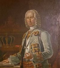 Imagen de uno de los cuadros de retrato del Príncipe Francisco Ximénez de Tejada y Eslava, Gran Maestre de la orden de Malta (1773-1775), con uno de sus atuendos de Honor de la Soberana Orden de San Juan de Jerusalén, de Rodas y de Malta, en la que se inspiró la etiqueta del vino el siglo pasado. Archivo de los Marqueses de Ximénez de Tejada. Madrid Imagen de uno de los cuadros de retrato del Príncipe Francisco Ximénez de Tejada y Eslava, Gran Maestre de la orden de Malta (1773-1775), con uno de sus atuendos de Honor de la Soberana Orden de San Juan de Jerusalén, de Rodas y de Malta, en la que se inspiró la etiqueta del vino el siglo pasado. Archivo de los Marqueses de Ximénez de Tejada. Madrid